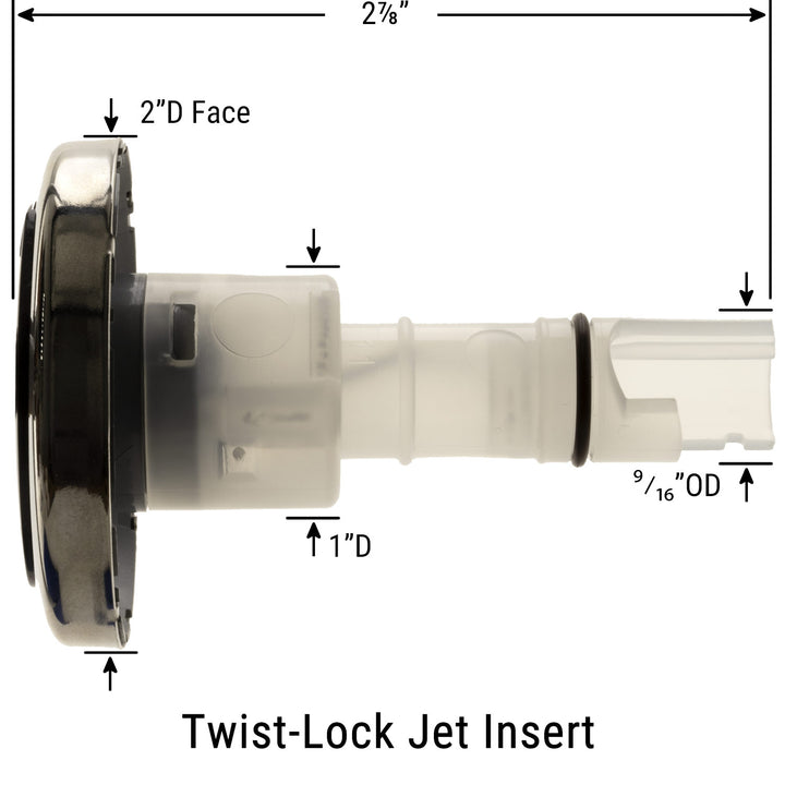 CMP 2" Pro-Loc Halo Directional Spa Jet Insert