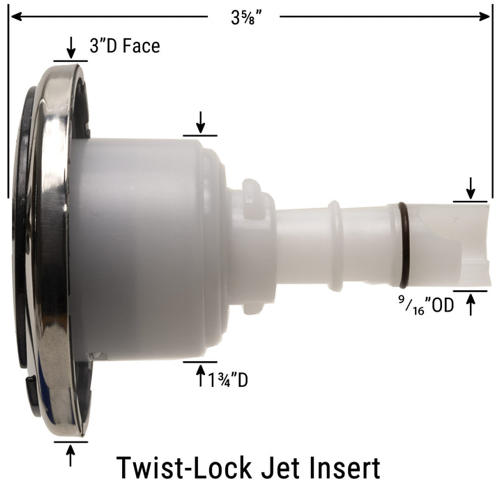 CMP 3" Pro-Loc Halo Massage Spa Jet Insert