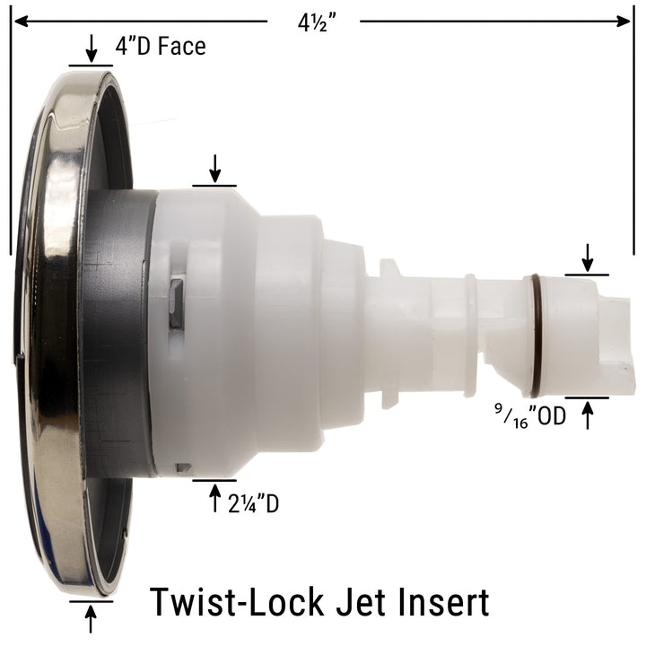 CMP 4" Pro-Loc Halo Massage Spa Jet Insert