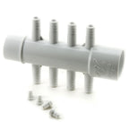 Air Manifold 1"SS x 1"SP (8) 3/8" Barbs