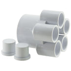 Water Manifold 2"SS x (5) 3/4"SS Ports