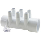 Water Manifold 2"SP x 2"SS (6) 3/4" Barbs