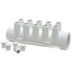 Water Manifold 1.5"SS x 1.5"SP (10) 3/4" Barbs