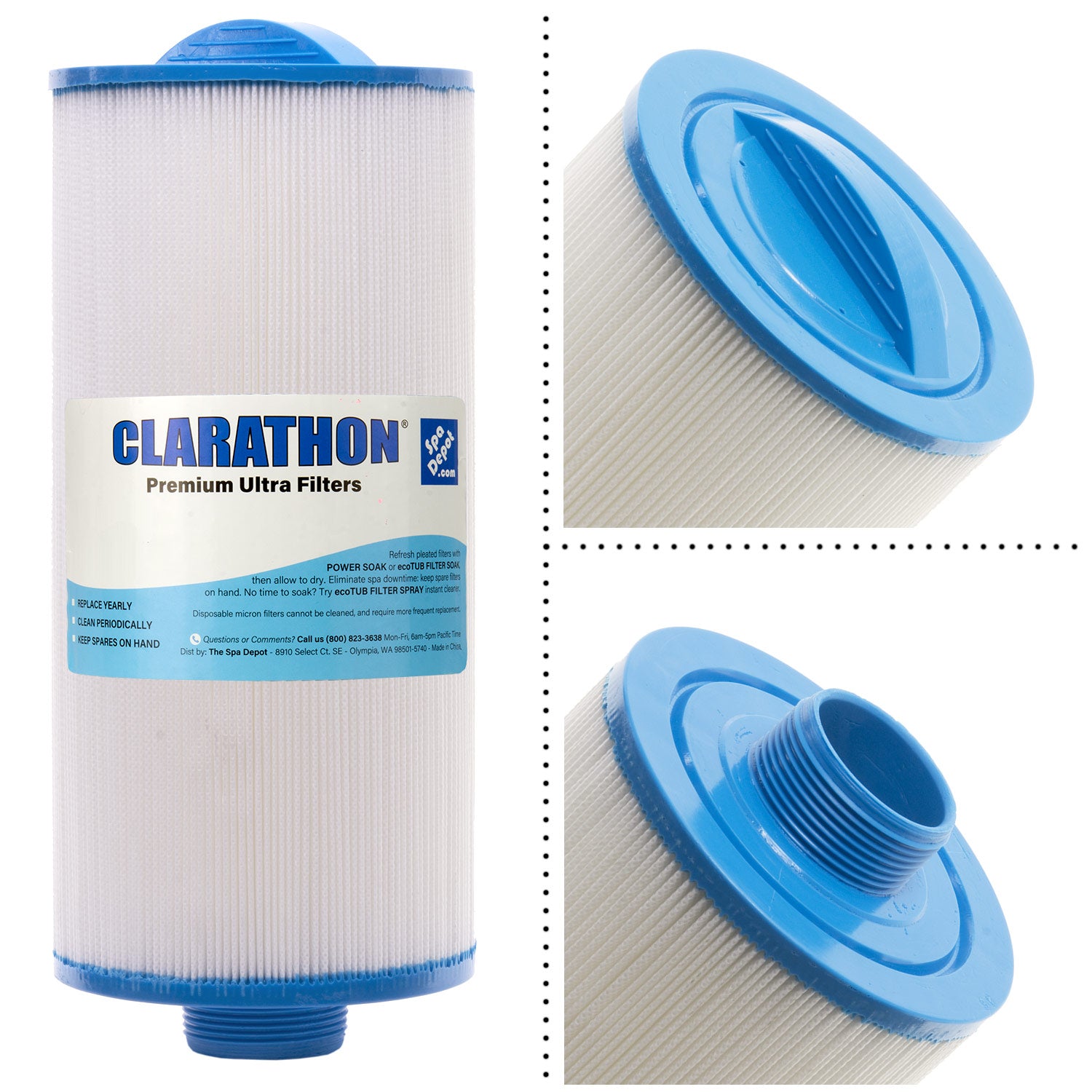 Clarathon FC0131 Spa Filter (PGS25P4) - 4CH-24 Replacement