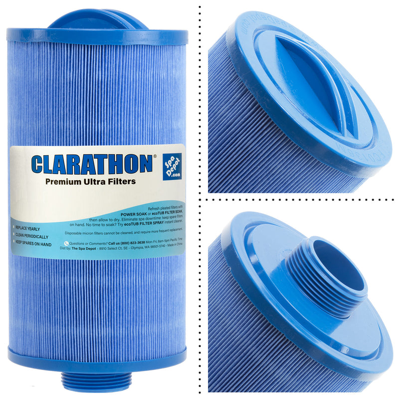 Clarathon Microban Spa Filter FC-0136M PDM25P4-M