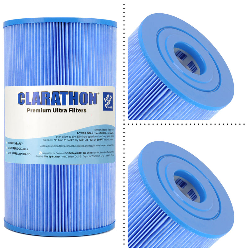 Clarathon Microban Spa Filter for Hot Spring/Watkins FC-3915M PWK30-M C-6430RA 31489