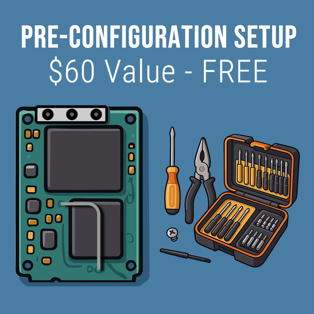 pre-configured - $60 value free