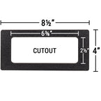 keypad adapter plate 6⅜" x 2½" Cutout