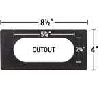 keypad adapter plate 5⅞" x 2⅜" Cutout