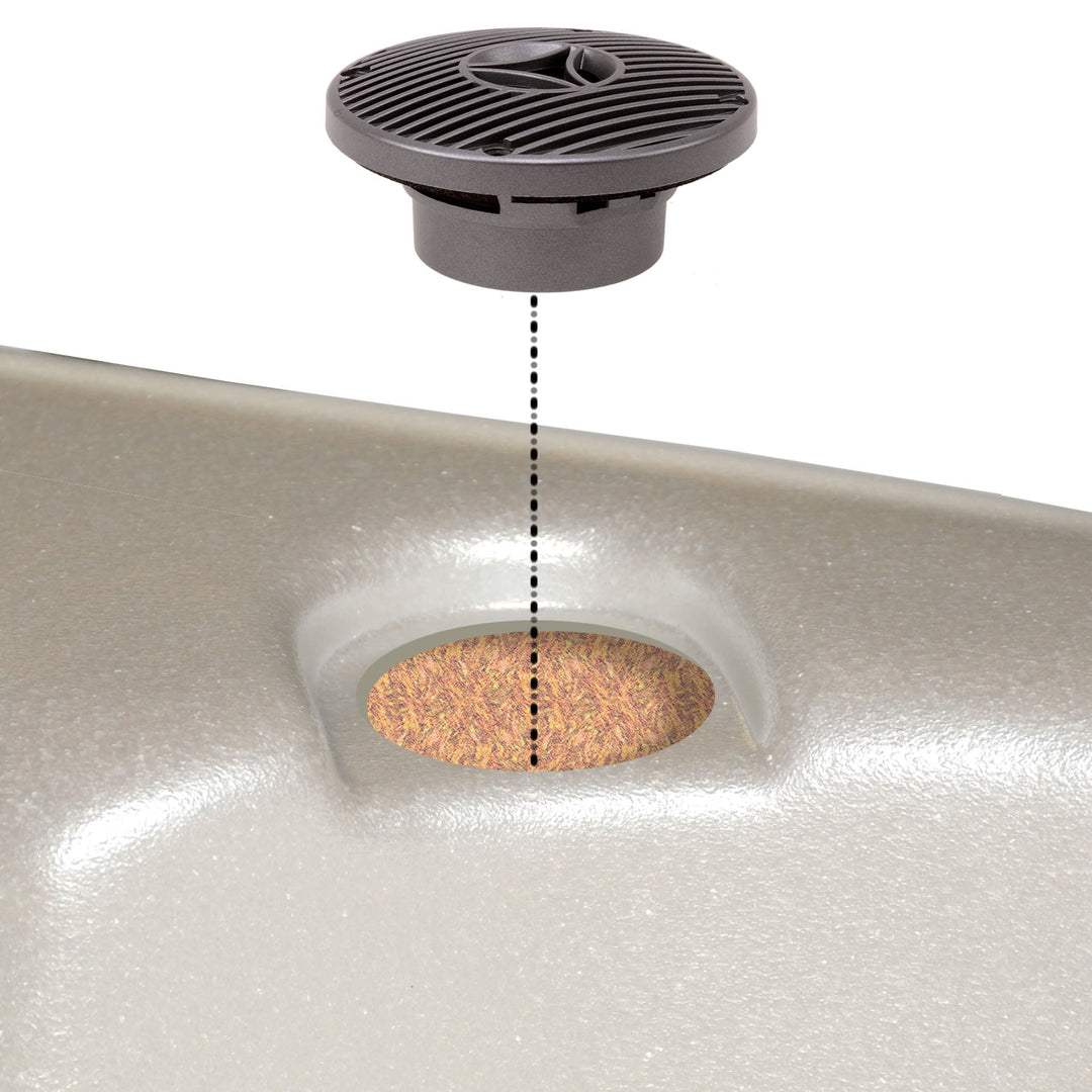 speaker fitting in hole