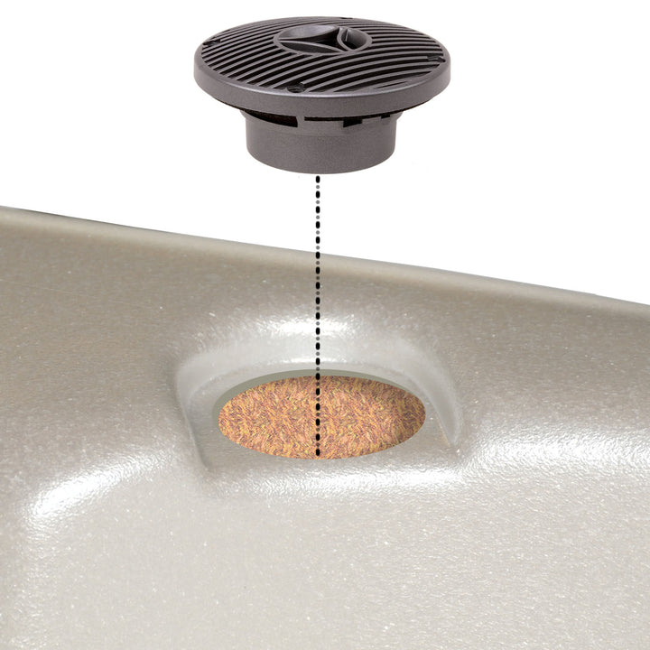 speaker fitting in hole