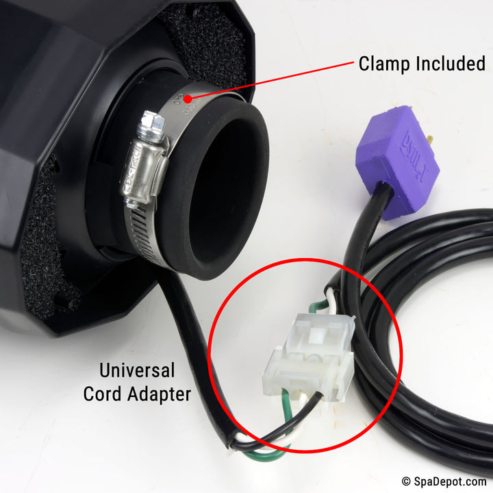 Easy-Air Spa Blower / Hot Tub Bubbler wiring