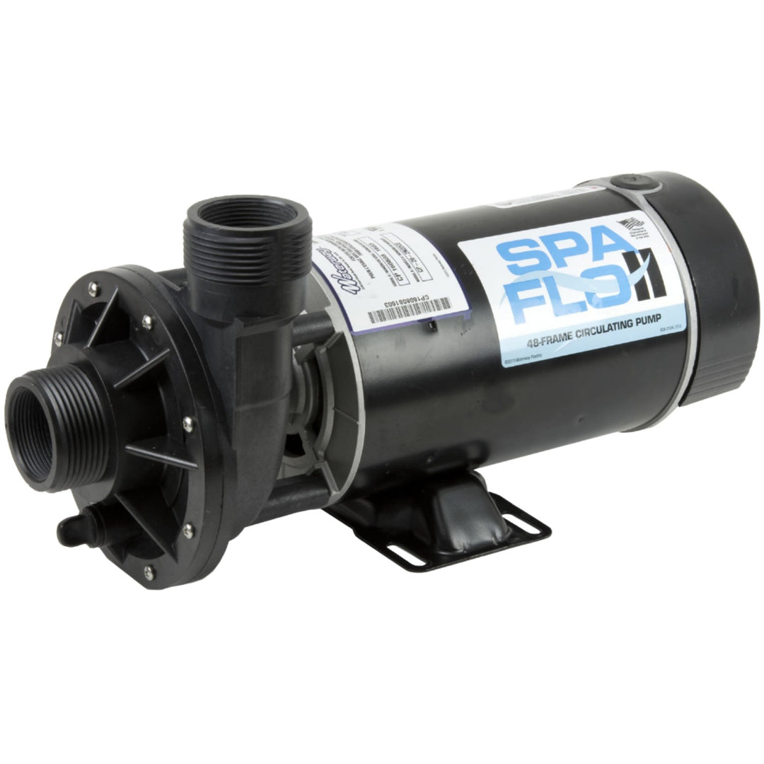 2 HP Waterway Spa-Flo II Pump: 1.5" in/out 48Fr-240V