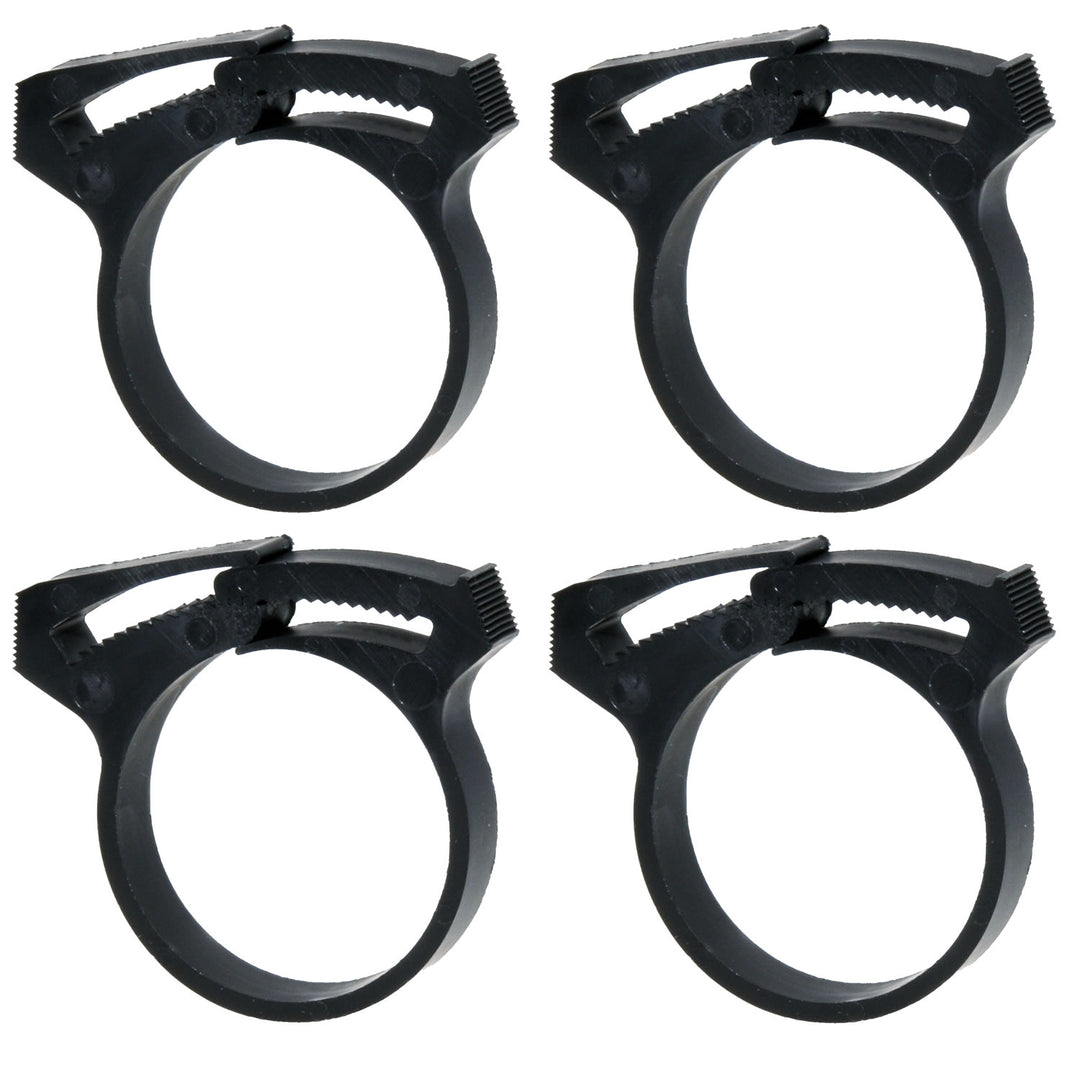 Snap-Grip Hose Clamps 4-Pack 3/4" - 1-1/4"