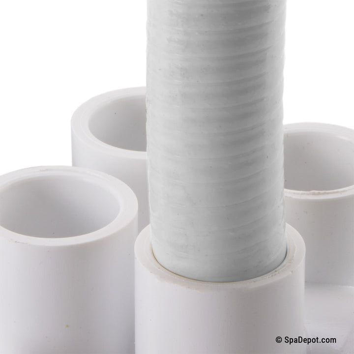 Water Manifold 1.5"SS x (4) 3/4"SS Ports