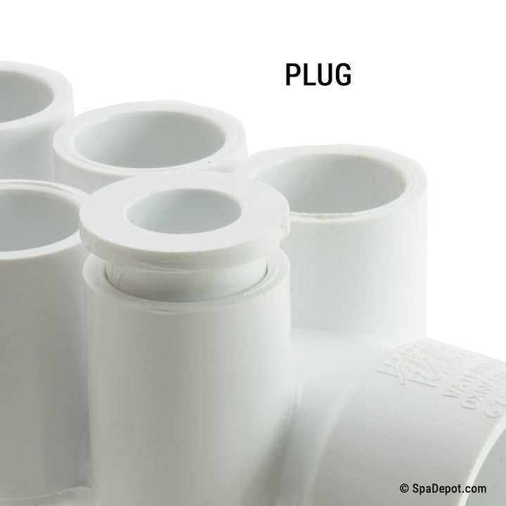 Water Manifold 1.5"SS x (4) 3/4"SS Ports