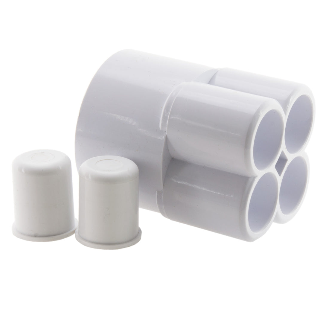 Water Manifold 1.5"SS x (4) 1/2"SS Ports