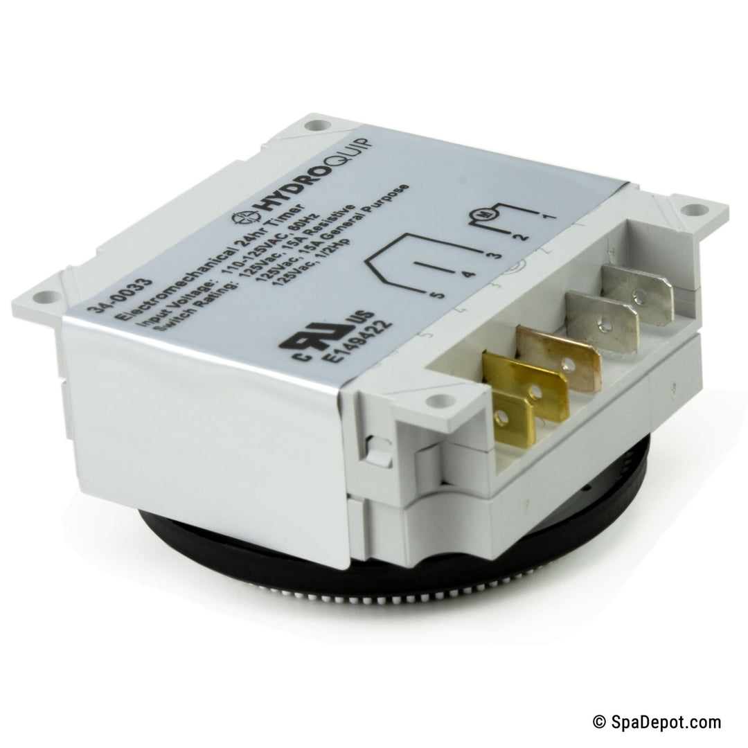 Spa Time Clock Grasslin - 24 hr SPDT/SPST 120V