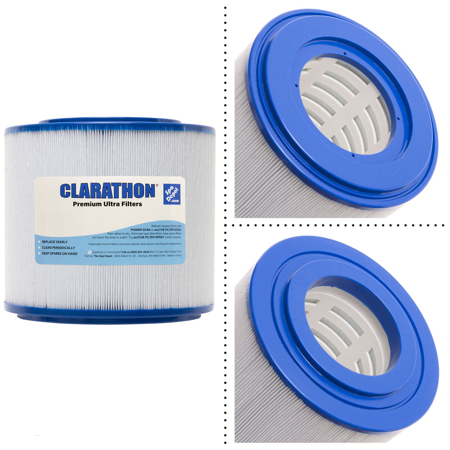 Clarathon FC1007 Hot Tub Filter - Media Choice – SpaDepot.com