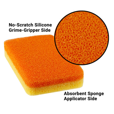 Spaange No-Scratch Silicone Scrubber 2-Pack