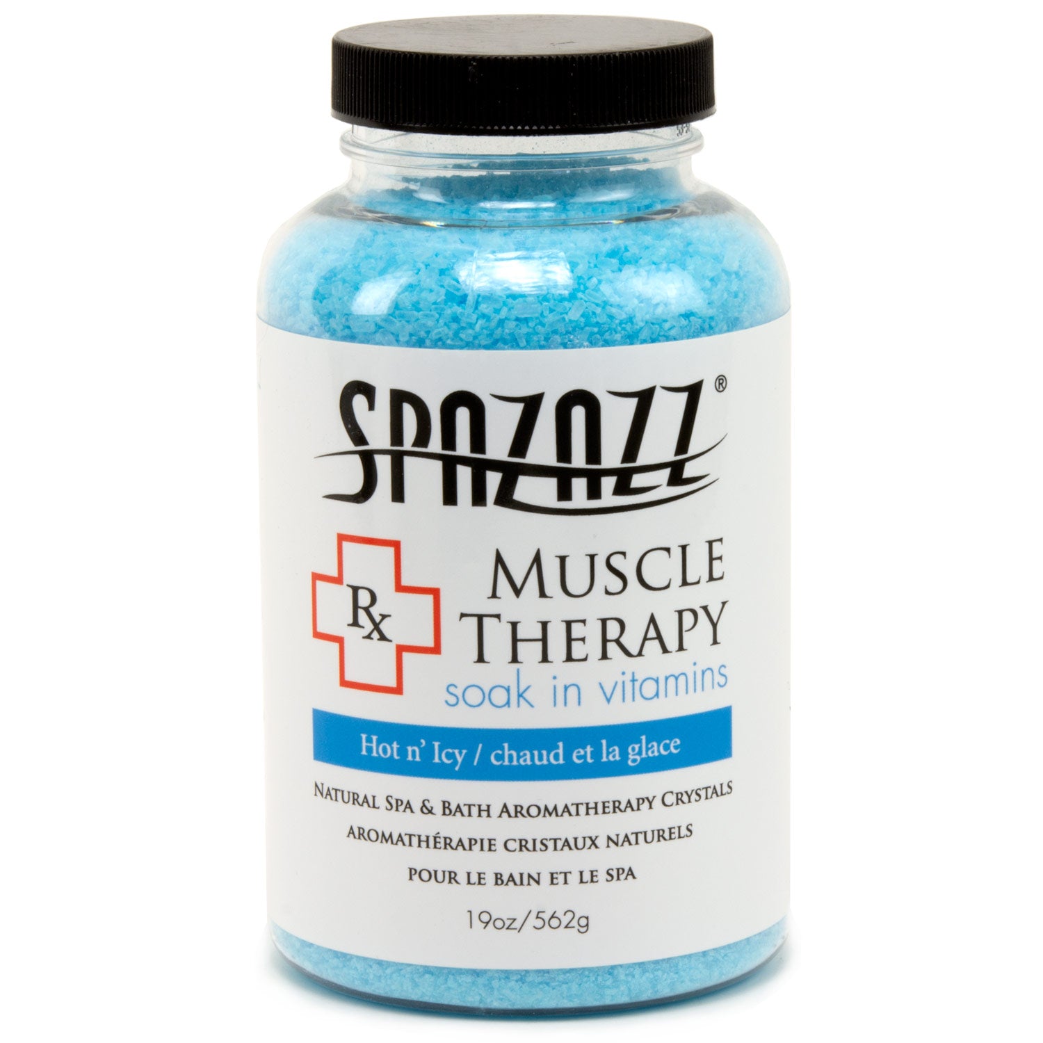 Spazazz Rx Muscle Therapy Hot Tub Aromatherapy Crystals 19 oz