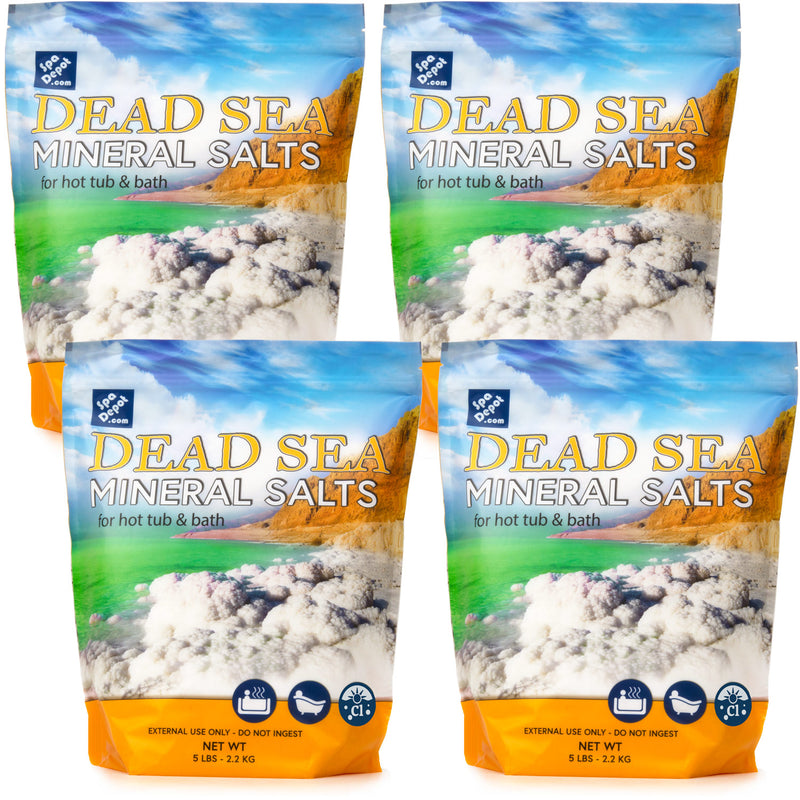 Dead Sea Salts 5 lb. 4-pack