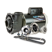 Spa Parts with pump and motor, hot tub jets and heater element.