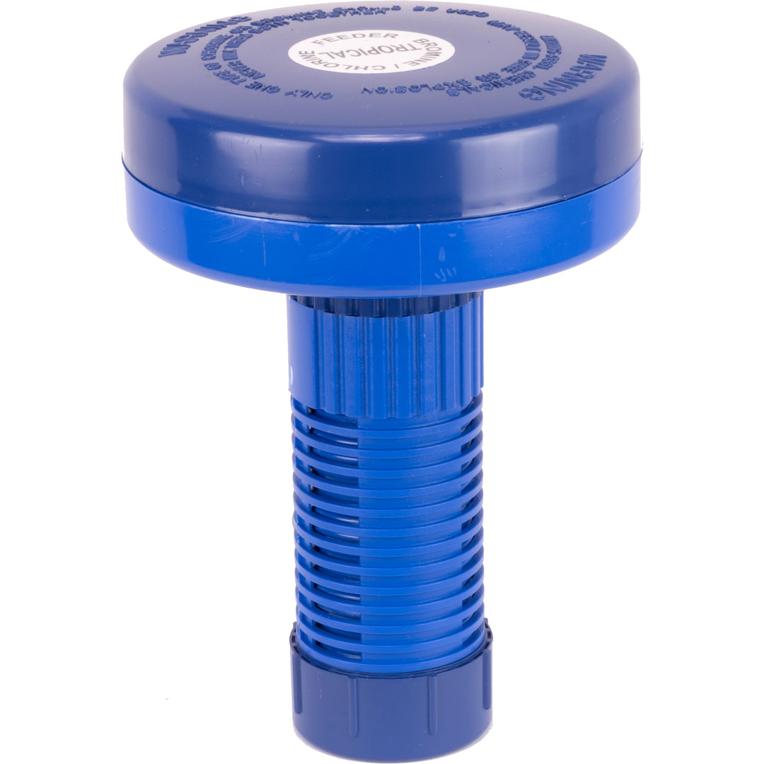 Floating Bromine Tablet Dispenser-Feeder blue/blue