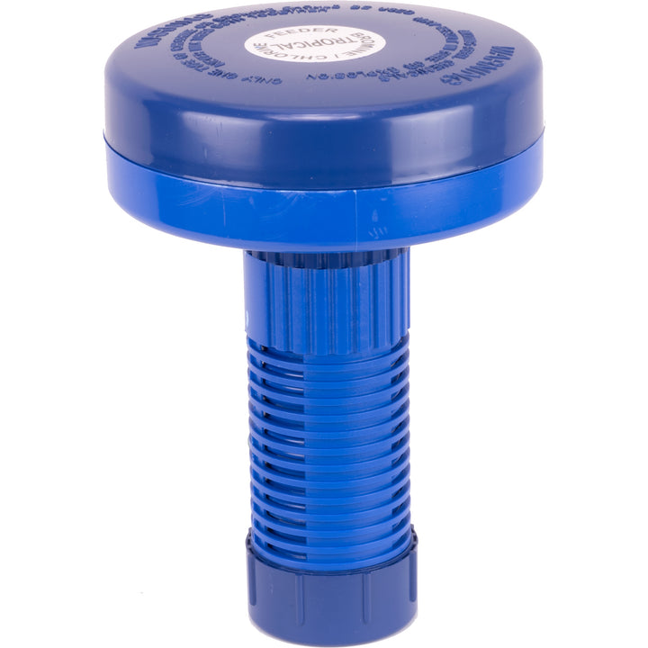 Floating Bromine Tablet Dispenser-Feeder blue/blue