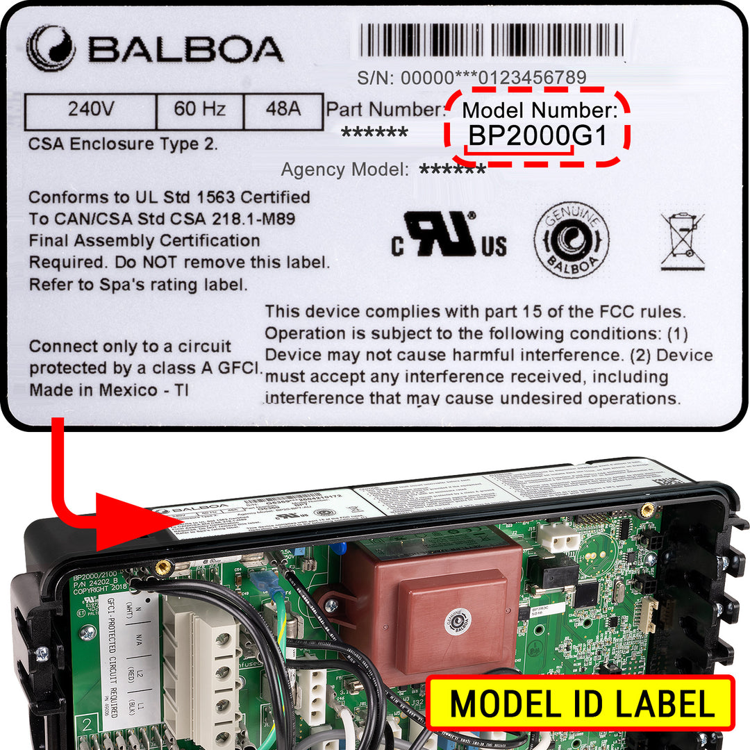 balboa bp2000 data label