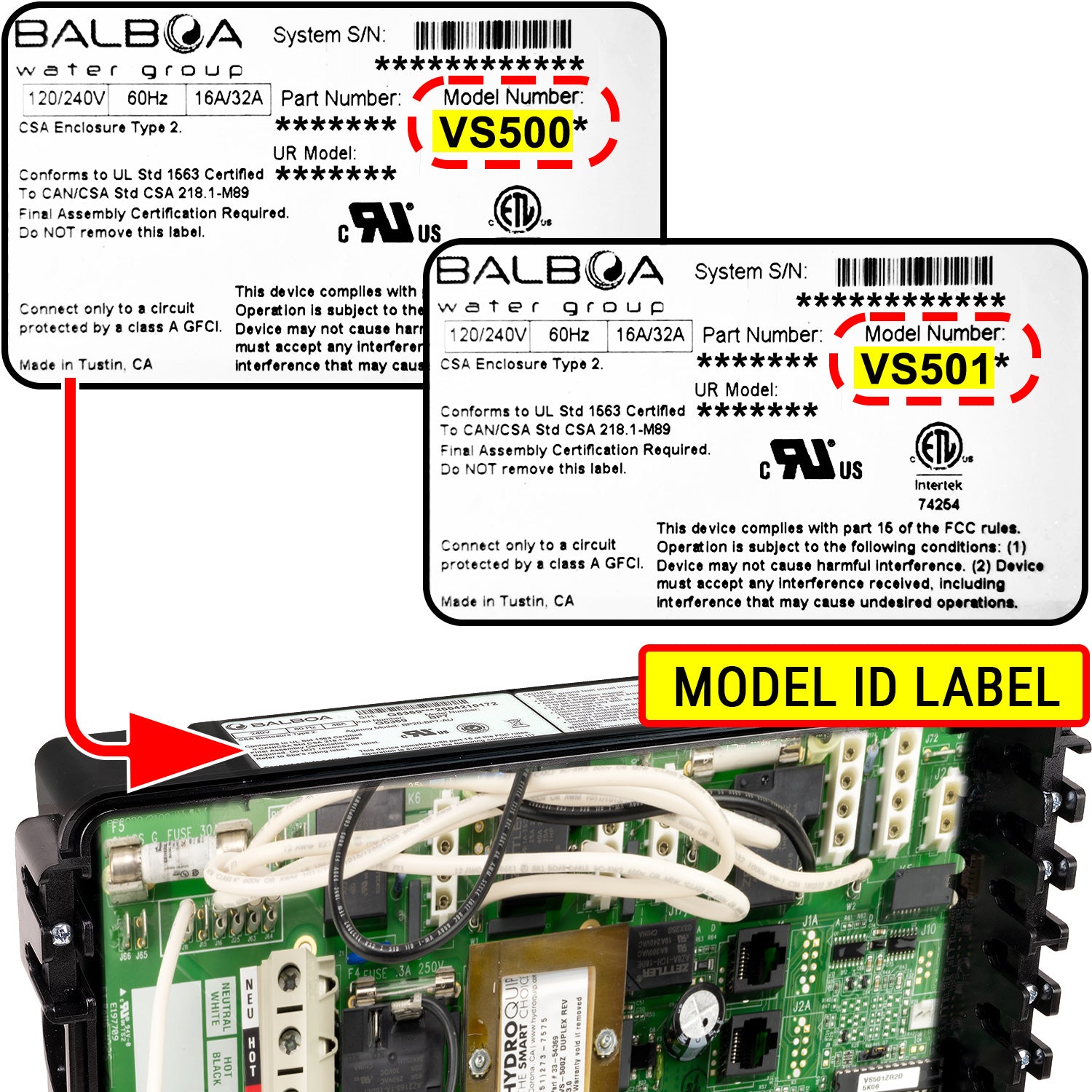 Balboa VS500/VS501 Spa Control Circuit Board - Thumbnail 4