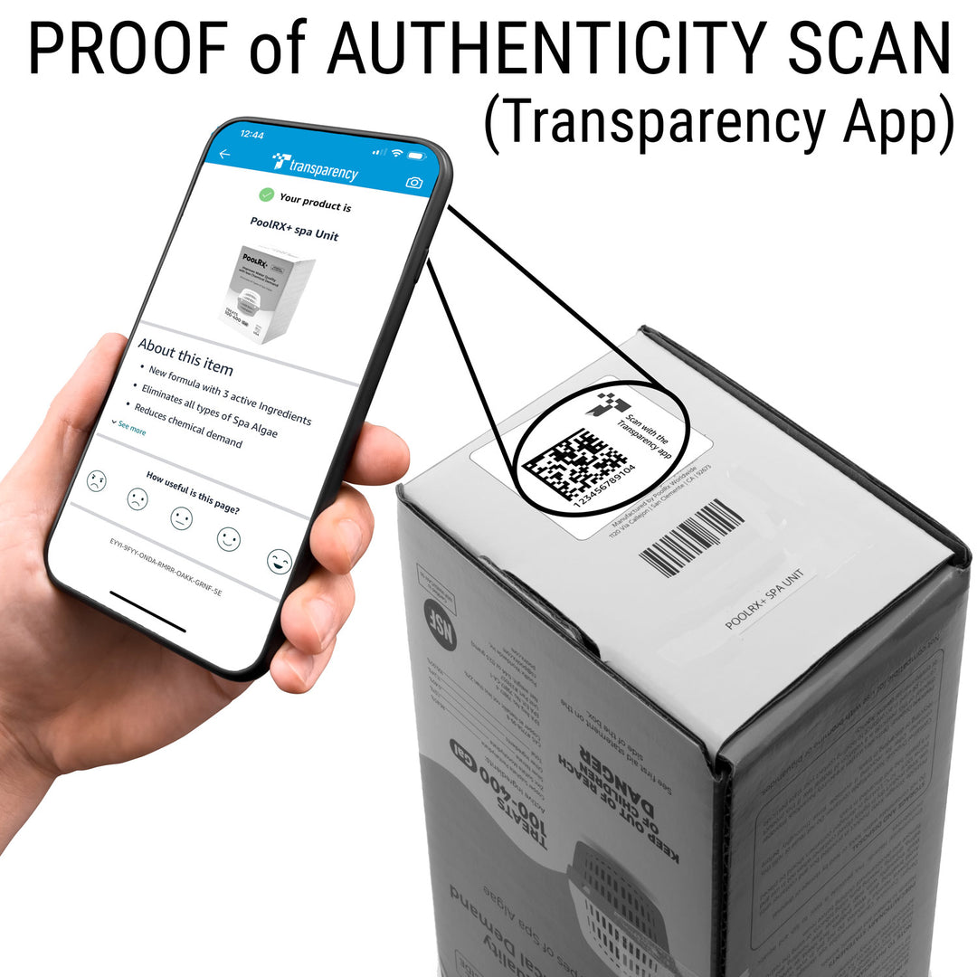 Proof of authenticity scan transparency app