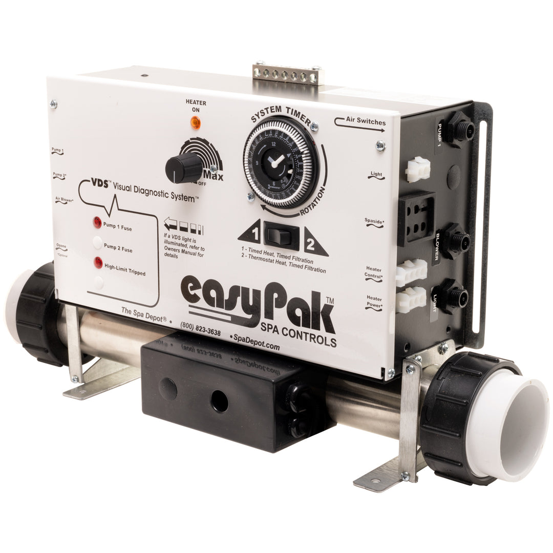 EasyPak 1000 Flex-Fit Air Switch Spa Control Kit - Up to 2 Pumps & Blower