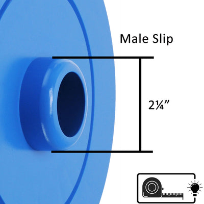 Two and one quarter inch slip fitting