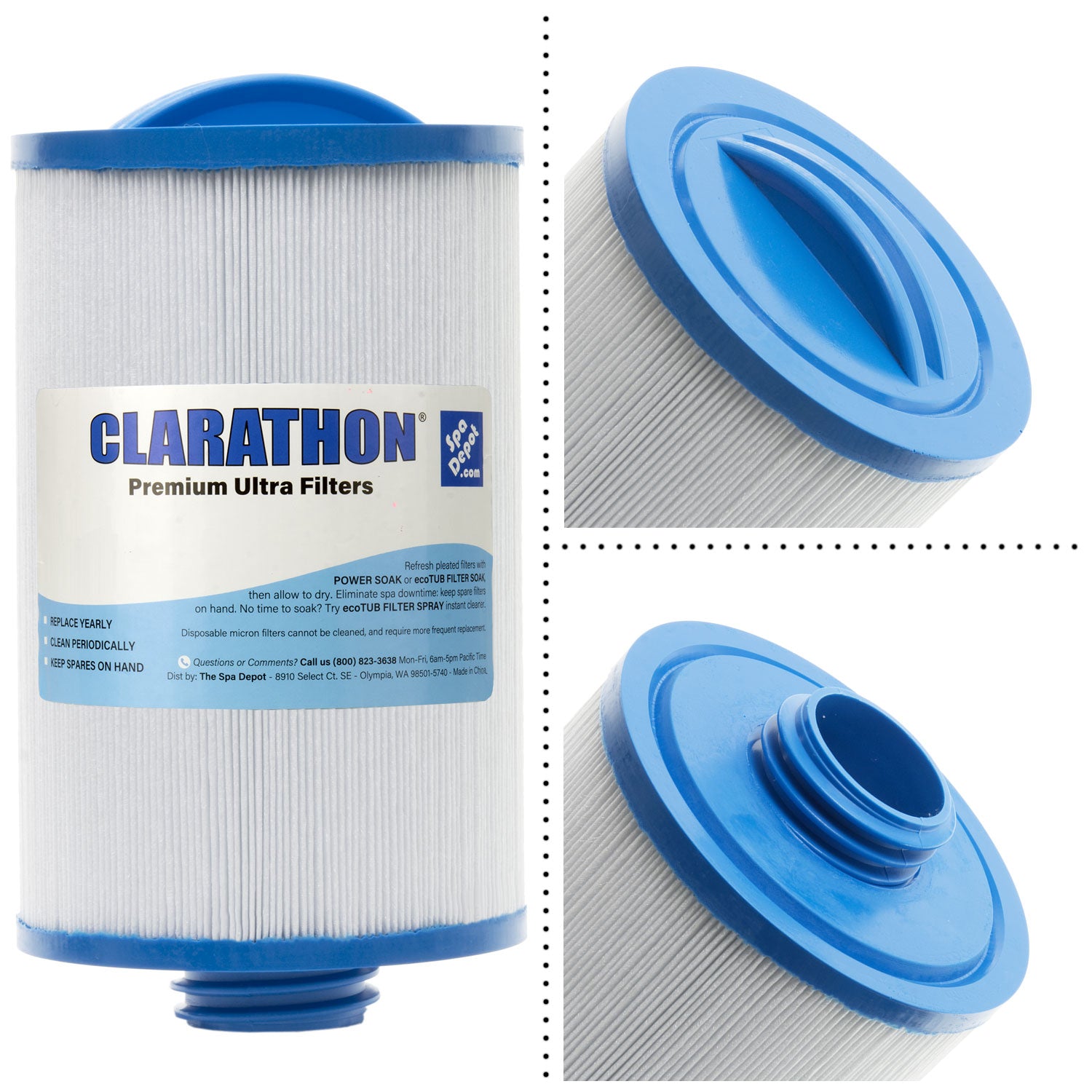 Clarathon FC0126 Spa Filter (PSANT20P3) - 4CH-925 Replacement