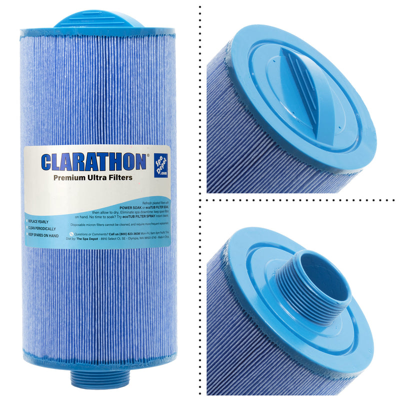 Clarathon Microban Spa Filter FC-0131M PGS25P4-M 4CH-24RA