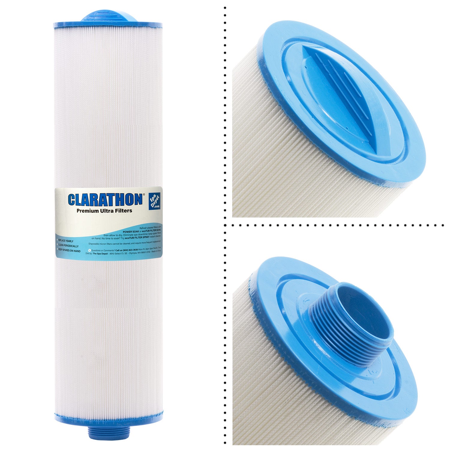 Clarathon FC0161 Spa Filter (PTL35P4-4) - 4CH-35 Replacement