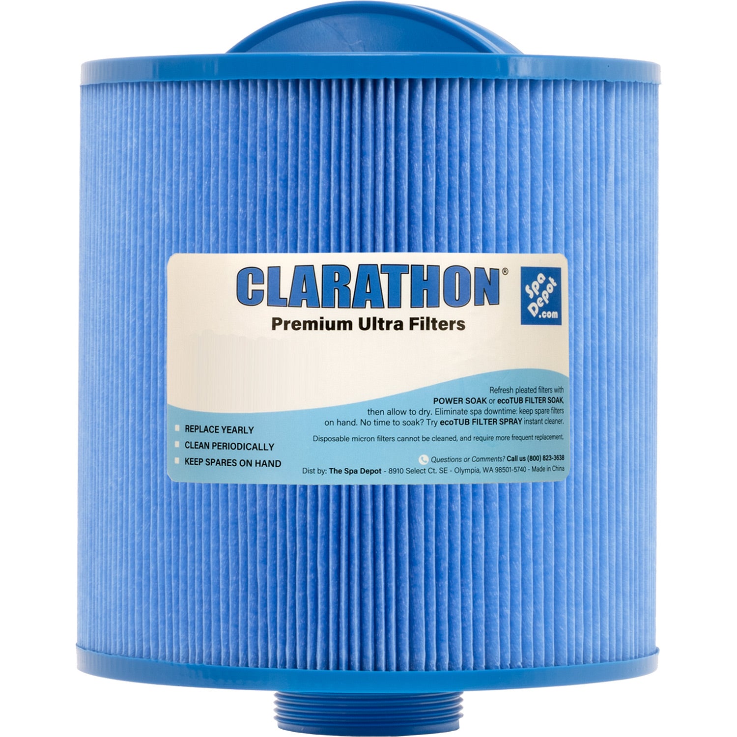 Clarathon FC0418 Hot Tub Filter - Media Choice – SpaDepot.com