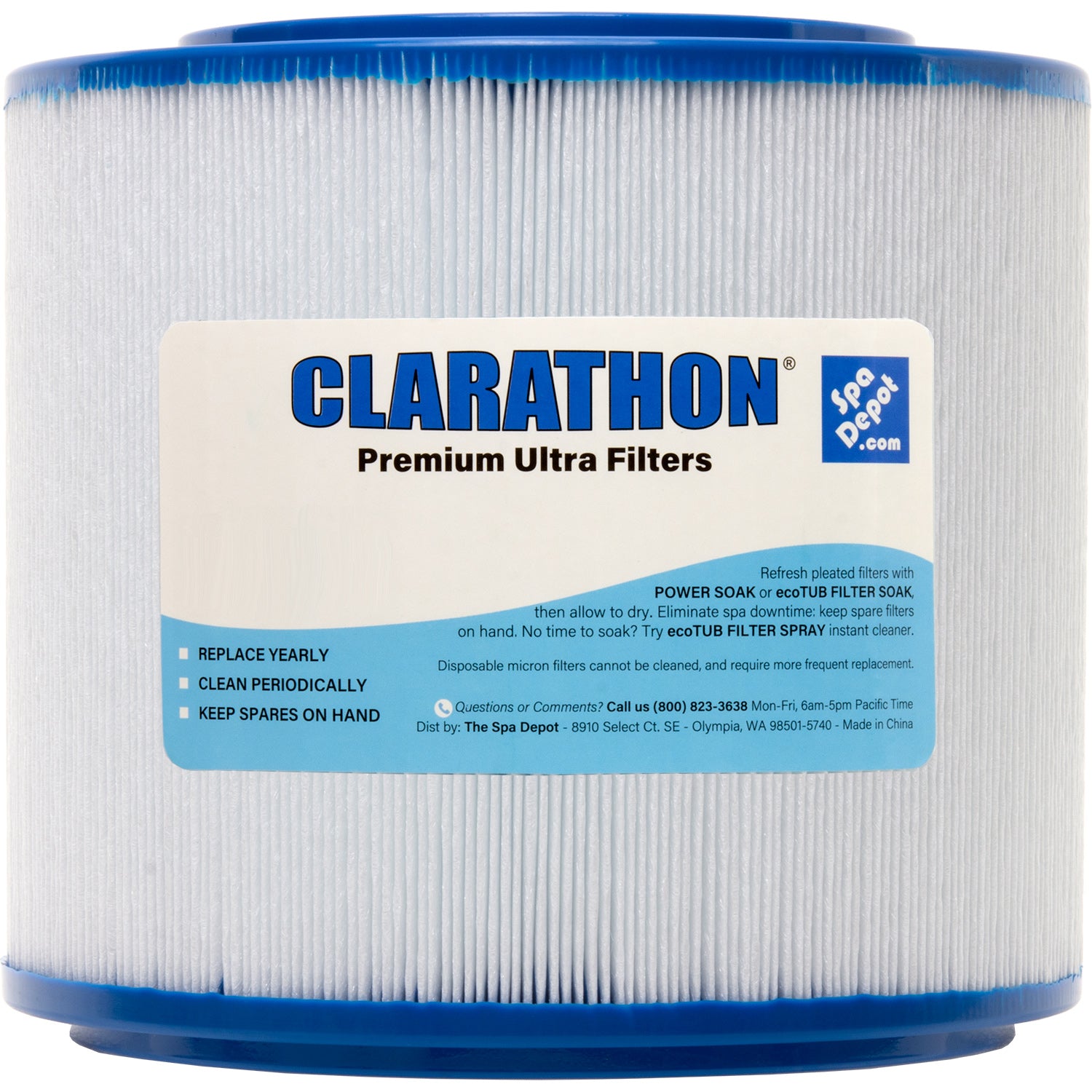 Clarathon FC1007 Hot Tub Filter - Media Choice – SpaDepot.com