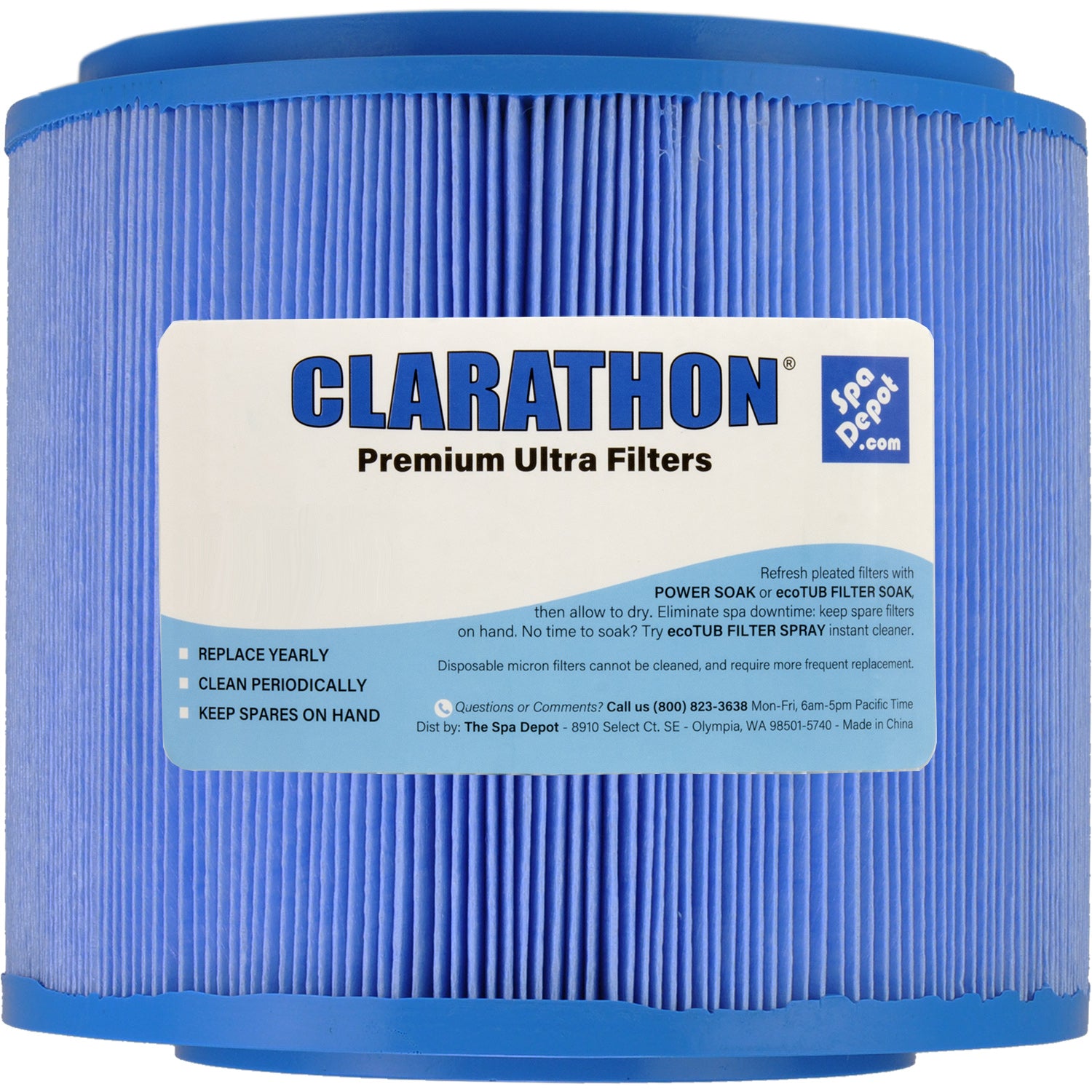 Clarathon FC1007 Hot Tub Filter - Media Choice – SpaDepot.com