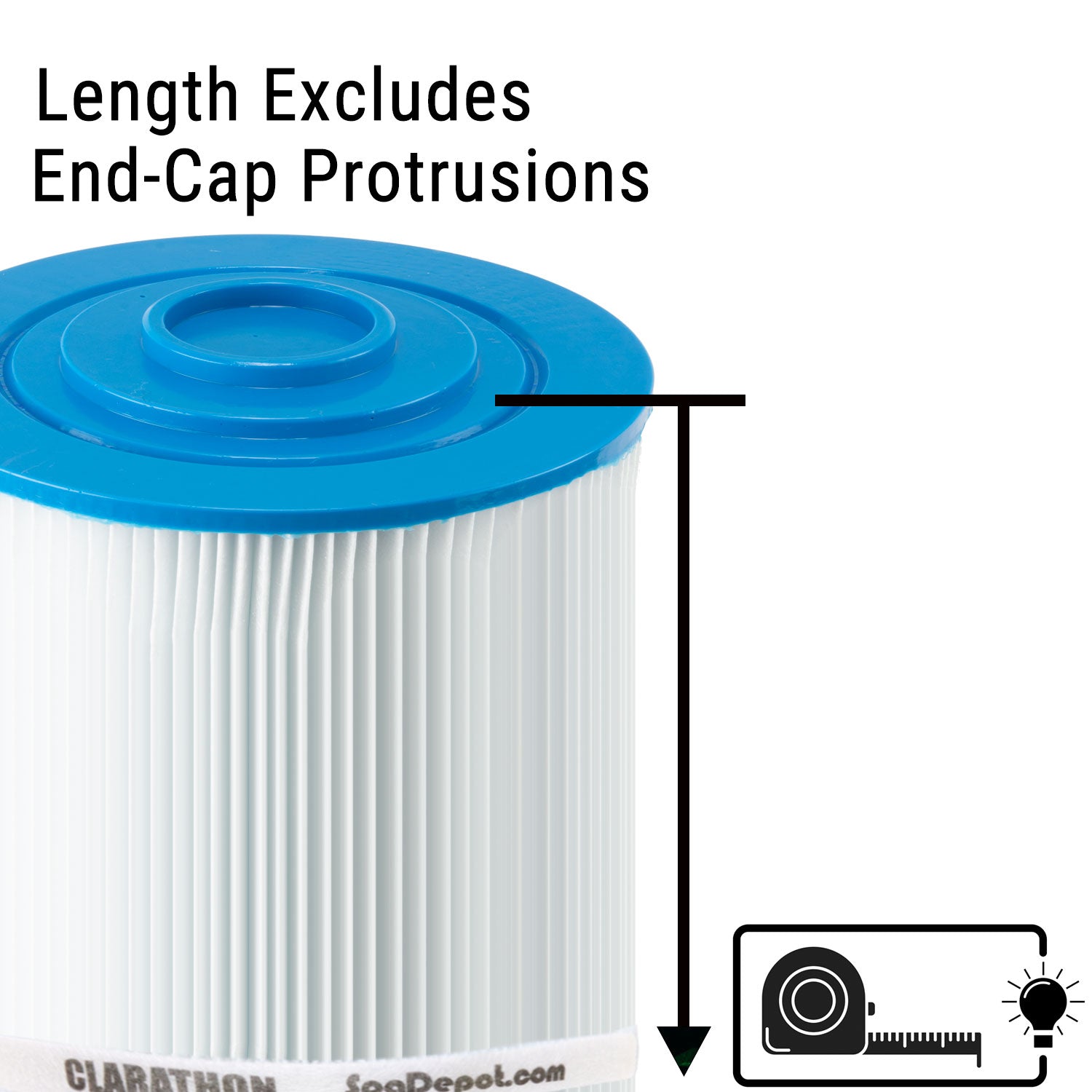 Clarathon Hot Tub Filter Cartridge for South Pacific Spas FC2372