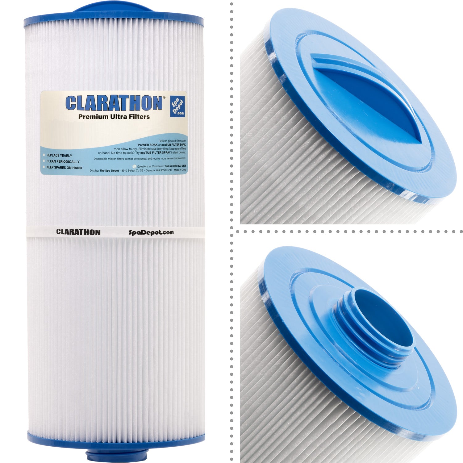 Clarathon FC2800 Spa Filter for Jacuzzi/Del Sol Spas - Media