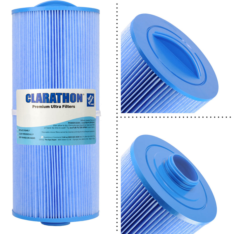 Clarathon Microban Spa Filter for Jacuzzi FC-2800M PJW60TL-F2S-M 6CH-960RA 6000-383