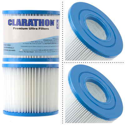 Clarathon Spa Filter Twin-Pack for Coleman/SaluSpa 90352E 58323 58239 Type VI