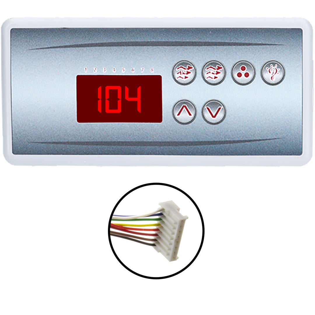 HydroQuip/Gecko ECO-3 34-0197 Spa Topside Keypad – SpaDepot.com