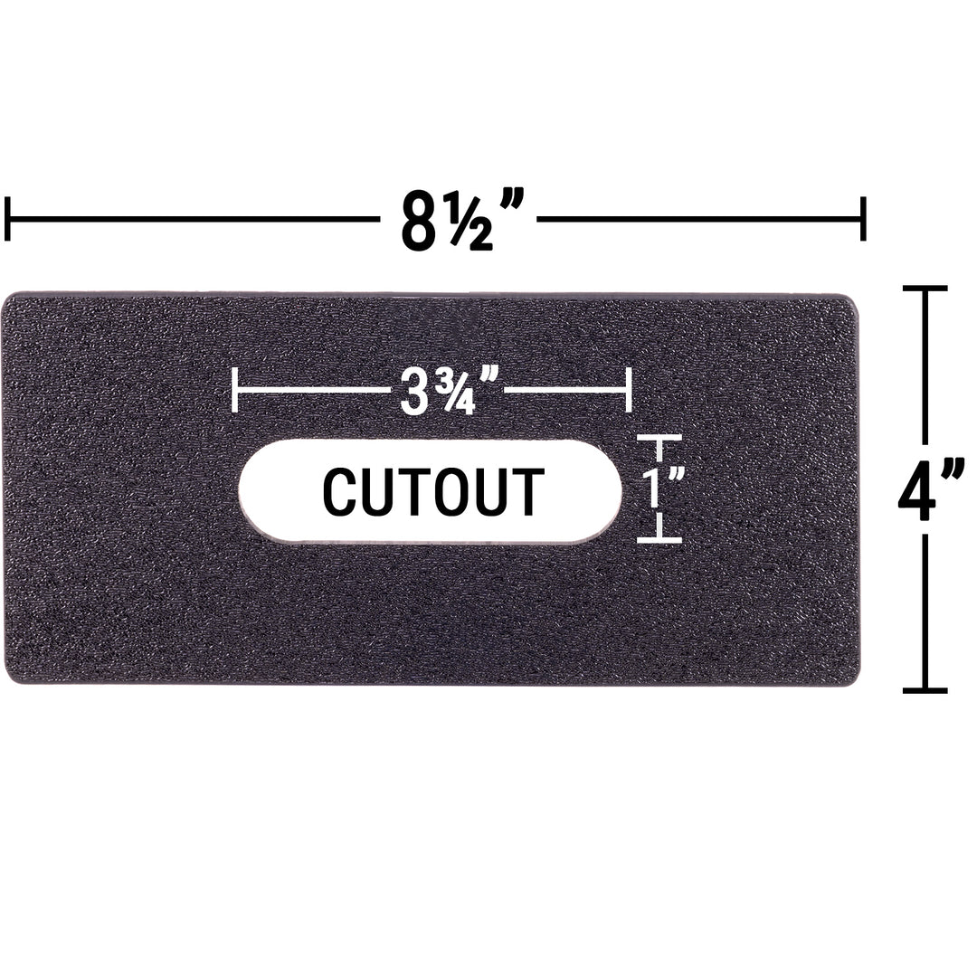 keypad adapter plate 3¾" x 1" Cutout