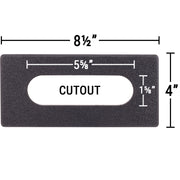 keypad adapter plate 5¼" x 1⅜" Cutout