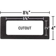 keypad adapter plate 6⅜" x 2½" Cutout