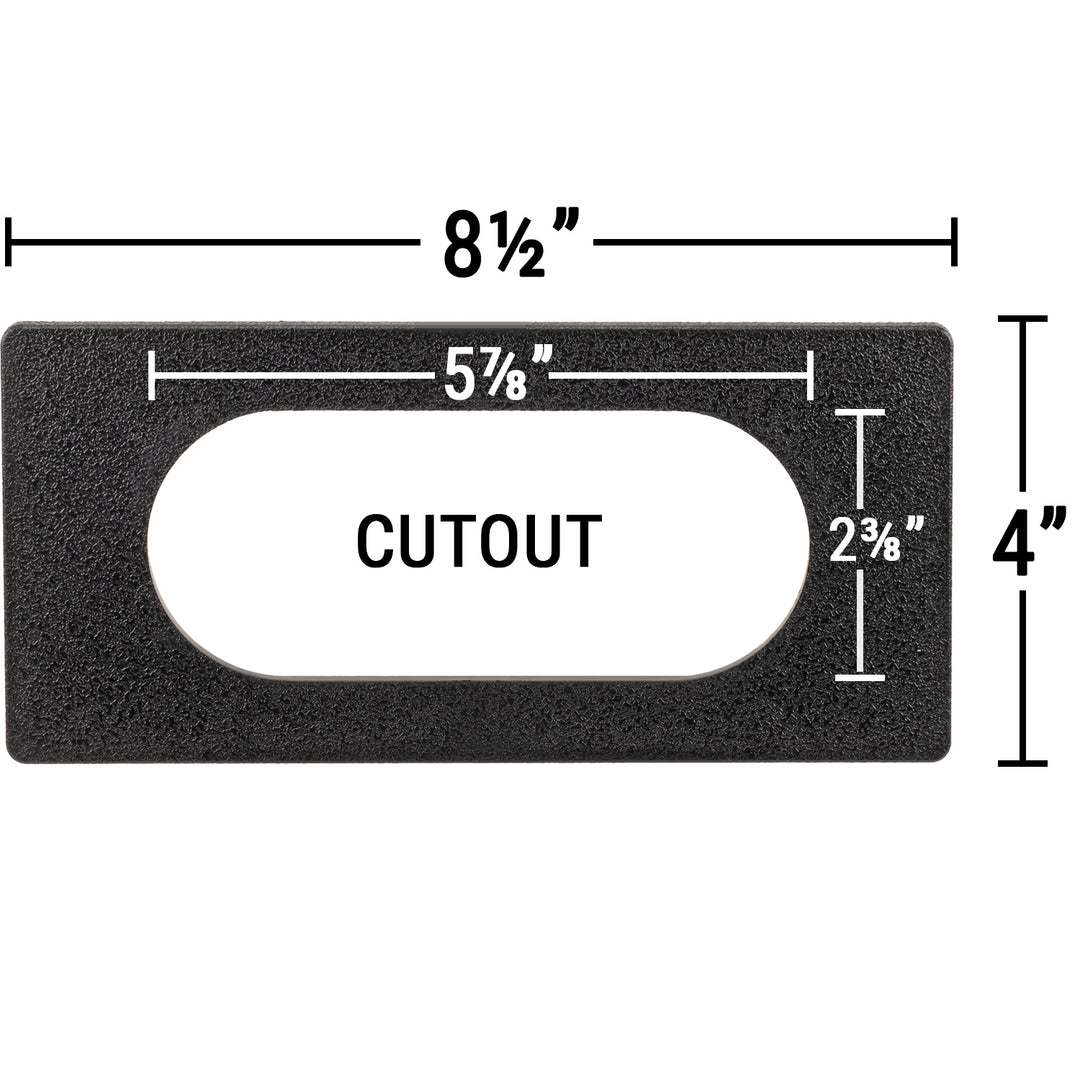 keypad adapter plate 5⅞" x 2⅜" Cutout