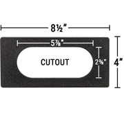 keypad adapter plate 5⅞" x 2⅜" Cutout